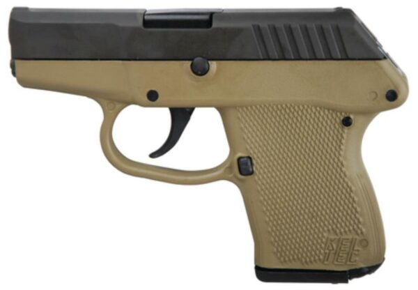 KelTec P-3AT .380 ACP 2.76" Cerakote Tan Grip/Frame, 6 Rd Mag