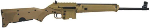 Kel-Tec Sport Utility Rifle .223 Rem, 18.5" Barrel, Blue Finish, Cerakote Tan Stock,10rd Folds For Compact Storage