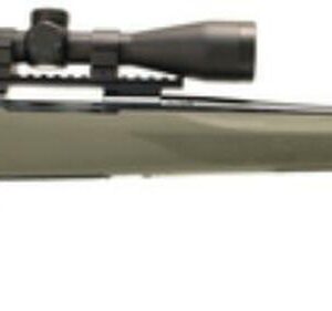 Legacy Howa/Hogue Package .270 Winchester 22" Barrel Blue Finish Hogue Overmolded Stock Green Finish Nikko Stirling Panamax 3-9x40mm Riflescope With Rings/Base 5rd