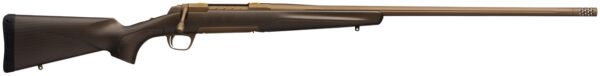 Browning X-Bolt Pro Long Range 300 PRC 3+1 26" Burnt Bronze Cerakote Fixed Textured Grip Panels Stock Right Hand