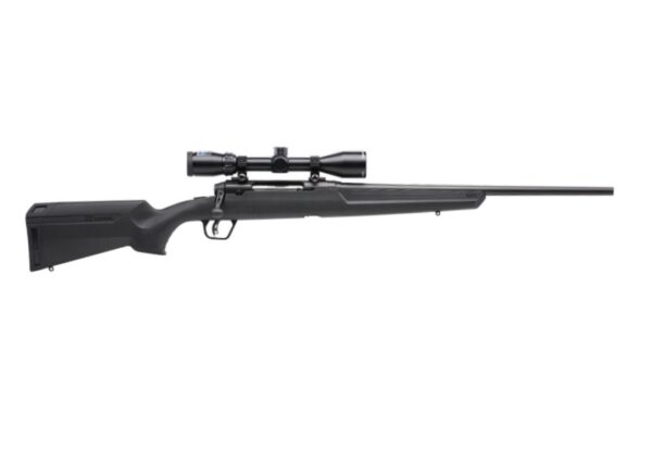 Savage Axis II XP Compact, 6.5 Creedmoor, 20" Barrel, Black Color, Black Polymer Stock, 4Rd, Detachable Box Magazine