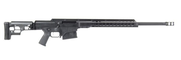 Barrett MRAD 338 Lapua Mag 26" Fluted 10+1 Black Cerakote Black Folding Right Side Stock Black Polymer Grip