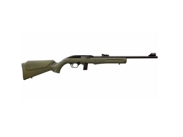 Rossi, RS22, Semi-automatic Rifle, 22 LR, 18" Barrel, Olive Drab Green Finish, Synthetic Stock, 10Rd, Adjustable Fiber Optic Sights