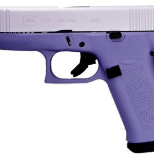 Glock 48 9mm, 4" Barrel, Fixed Sights, Lavender, Silver nPVD Slide, 2x 10rd