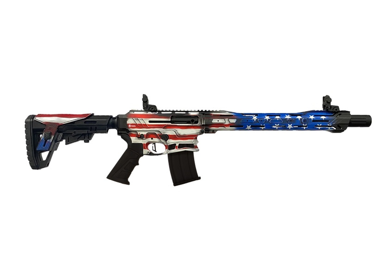 Citadel Boss-25 12 Ga, 18.75" Barrel, Fixed Stock, American Flag, 5rd