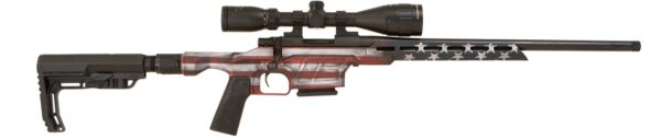 Howa Mini EXCL Lite 7.62x39mm, 20" TB, GamePro Scope, Folding HTI Stock, American Flag Cerakote, 5rd