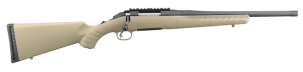 Ruger American Ranch Rifle 223/5.56 Compact 16" Threaded Barrel Dark Earth Stock