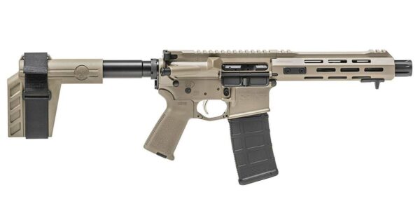 Springfield SAINT Victor AR-15 Pistol 223/5.56 7.5" SS Barrel, 1:7 Twist, Flat Dark Earth, M-LOK 30Rd PMAG