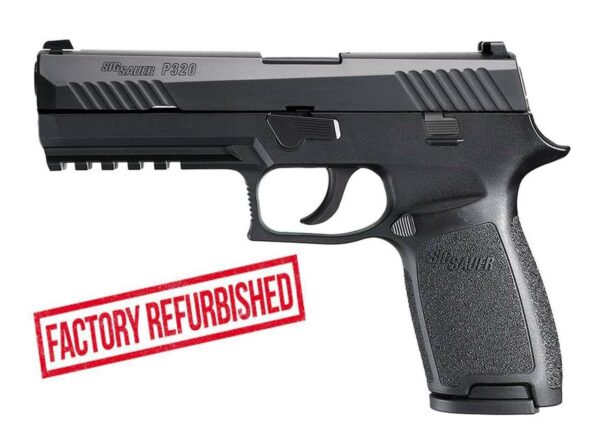 Sig P320 Full Sized, 9mm, Refurbished Police Trade-In, Night Sights, 17rd Mag