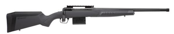 Savage 110 Tactical 300 Win Mag, 24" Barrel, Gray, Fixed AccuFit, Matte Black, 5rd