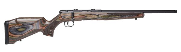 Savage B-Series BNS-SR 22 Mag, 18" Carbon Sporter Barrel, Wood Laminate, 10rd