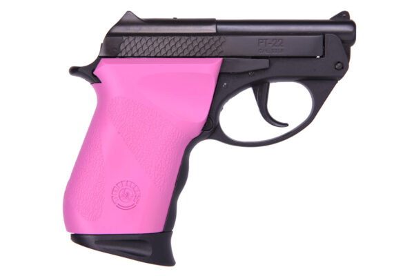 Taurus, PT22, Sub-Compact, 22 LR, 2.8" Barrel, Polymer Frame, Raspberry/Black, 8Rd, 1 Magazine - Concealed Carry Guns | The Gun Shop