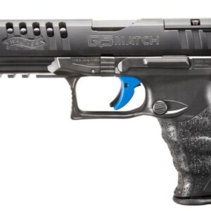 Walther PPQ Q5 Match, 9mm, 5in Barrel, 3x10Rnd Mags, Fiber Sight, Black
