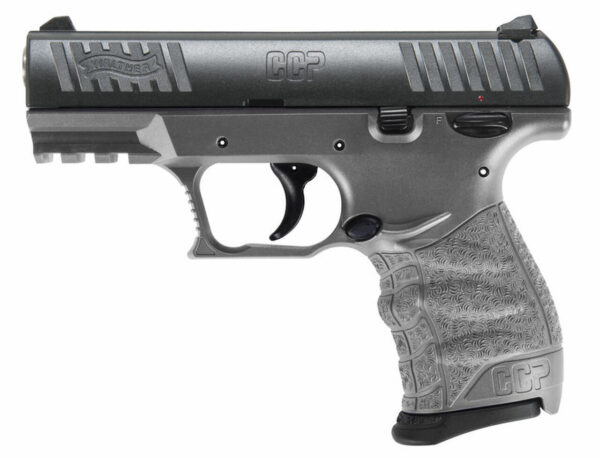 Walther CCP M2 Compact 9mm, 3.54" Barrel, Tungsten Gray, 2-8rd Magazines