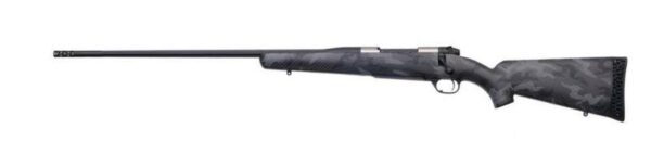 Weatherby Mark V Back Country Titanium 257 Weatherby Mag, 26" Barrel, Carbon Fiber Gray Sponge Patterns, Graphite Black Cerakote, Left Hand, 3rd