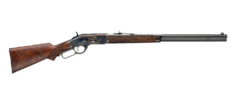 Winchester 1873 Deluxe Sporting 45 Colt, 24" Barrel, Case Hardened Rec, Walnut, 14rd - Firearm | The Gun Shop