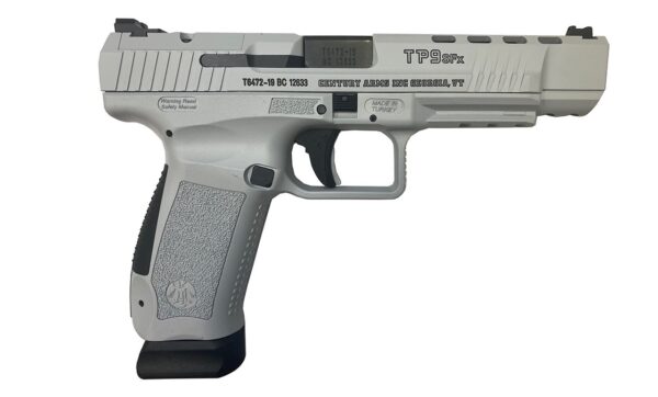 Canik TP9SFx 9mm, 5.2" Match Barrel, White Out Finish, 2x20rd Magazines