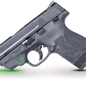 Smith & Wesson M&P Shield M2.0 9mm, *MA*, 3.1" Barrel, Crimson Trace Green Laser, Black, 7rd/8rd