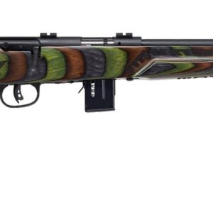 Savage 93R17 Minimalist 17 HMR, 18" Sporter Barrel, Brown Laminate, Weaver Base, 10rd
