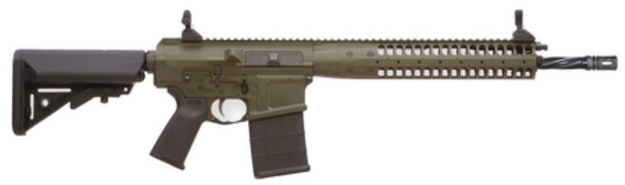 LWRC REPR 7.62 NATO 16" Spiral Fluted Barrel OD Green Finish 20rd Mag