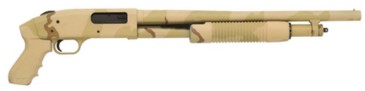 Mossberg "Just In Case" 500 Kit, 'SANDSTORM' Camo, 12 G, 18.5" Barrel/Survival