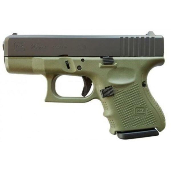 Glock 26 Gen4, 9mm, 10rd, Battlefield Green Frame
