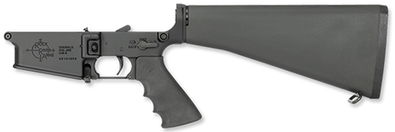 Rock River Arms LAR8 308 Large Frame AR-10 Lower Complete National Match Trigger A2 Stock, 2 Stage Trigger