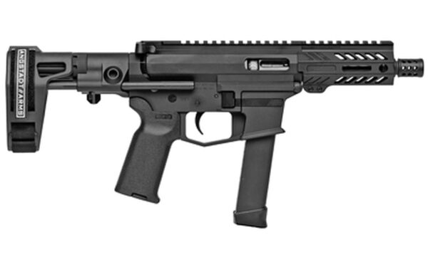 Angstadt Arms UDP-9 9mm, 4.5" Barrel, Maxim CQB Brace, Uses Glock Mags, Black, 17rd