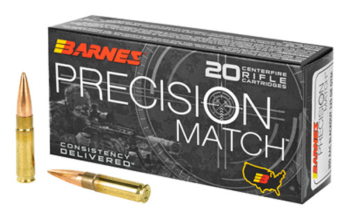 Barnes Precision Match Burner 300 Blackout, 125gr, Open Tip Match BT, 20Bx/10Cs - Ammo | The Gun Shop