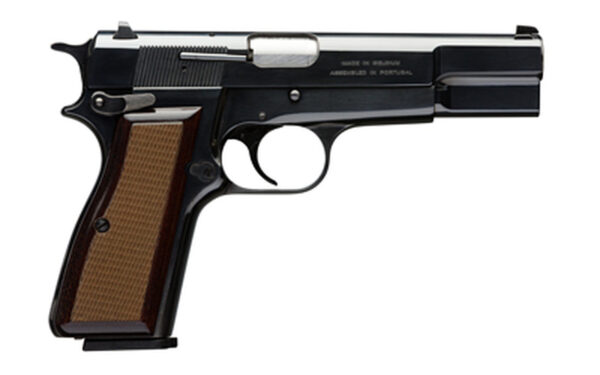 Browning Hi-Power Standard 9mm, Walnut Grips, 13 Rd Mag