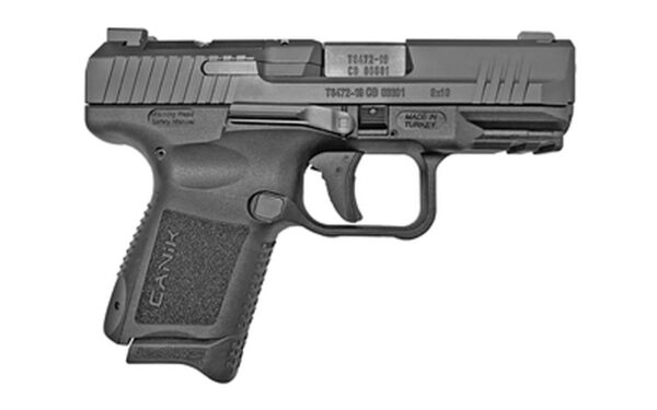 Canik TP9 Elite SC Blackout Edition 9mm, 3.6" Barrel, Polymer, Black, Micro Red-Dot Base, Holster, Back Straps, 2x12rd