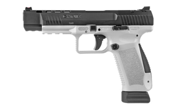Canik TP9SFX 9mm, 5.2" Barrel, Black-White, Match Grade, 20rd