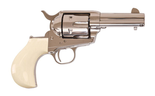 Cimarron Doc Holliday Thunderer .45 Colt, 3.5" Barrel, Ivory Grips, Nickel, 6rd