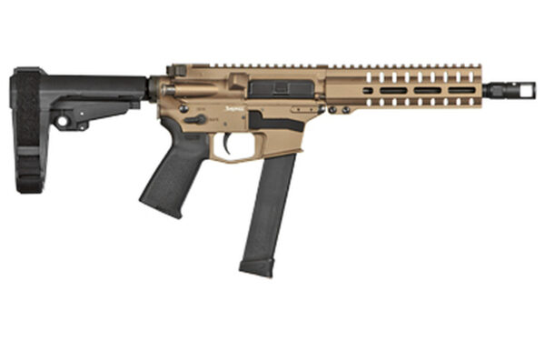 CMMG Banshee 300 10mm, 8" Barrel, Flat Dark Earth, Glock Magazine, RipBrace, RML7 M-Lok Handguard, Magpul MOE Grip, 30rd