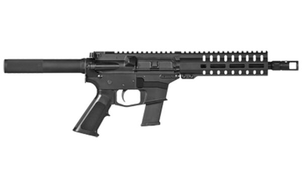 CMMG Banshee 100 45 ACP, 8" Barrel, Black, A2 Flash Hider, Threaded .578-28, M-Lok RML7 Handguard, A2 Grip, 13rd