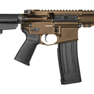 CMMG Mk4 Banshee 300 5.7x28mm, 5" Barrel, Midnight Bronze, RipBrace, Threaded 1/2-28, M-LOK, 40rd CMMG Magazine