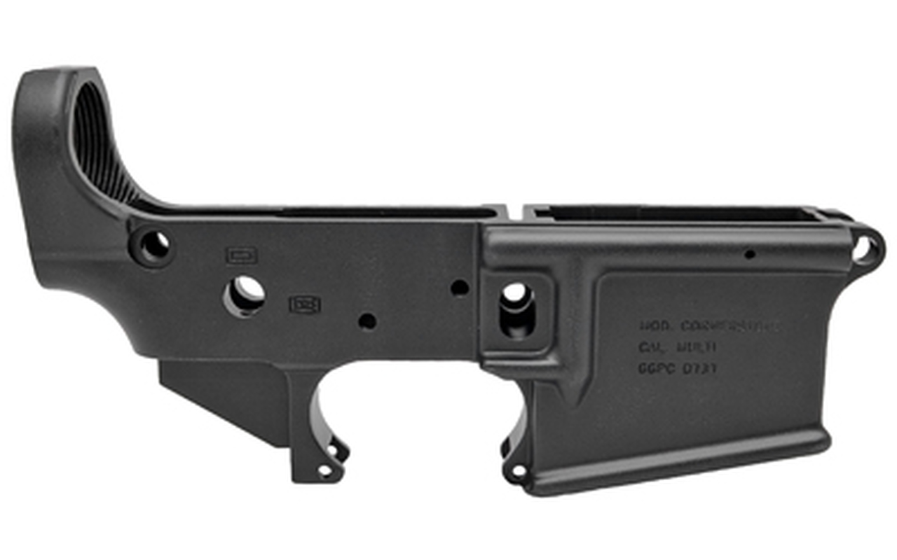 Grey Ghost Cornerstone Forged Lower AR Platform, Multi-Caliber, Black, Hardcoat Anodized