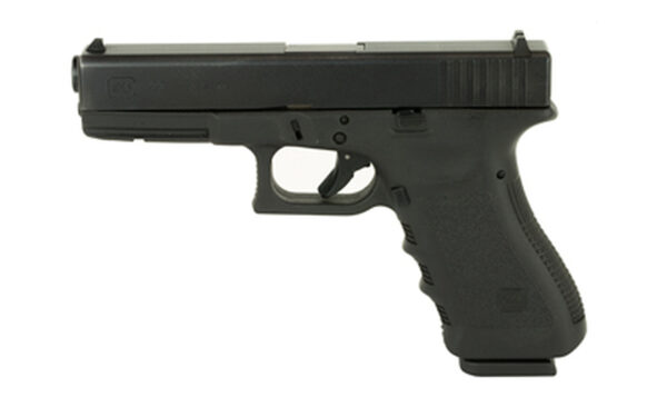 Glock, 22, Safe Action, Full Size Pistol, 40 S&W, 4.48" Barrel, Polymer Frame, Matte Finish, Fixed Sights, 15Rd, 2 Magazines, Glock OEM Rail, Rebuilt