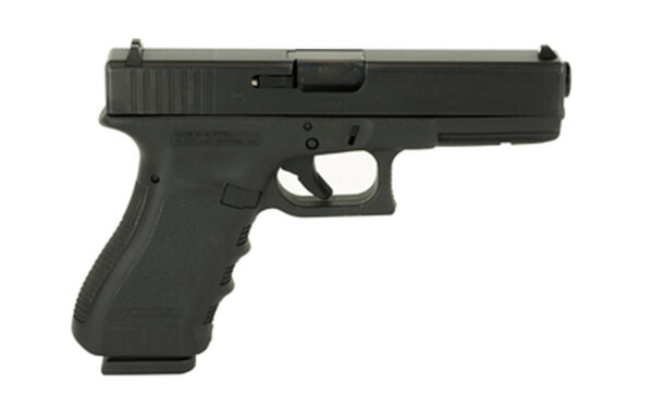 Glock, 22, Safe Action, Full Size Pistol, 40 S&W, 4.48" Barrel, Polymer Frame, Matte Finish, Fixed Sights, 15Rd, 2 Magazines, Glock OEM Rail, Rebuilt
