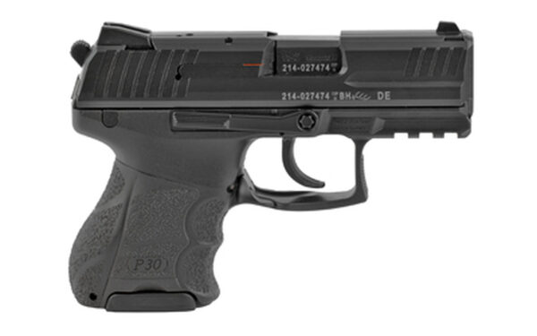 HK P30SK V3 9mm, 3.27" Barrel, Decocker, 3-Dot Sights, Black, 10rd/13rd
