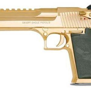 Magnum Research Desert Eagle XIX 50AE, 6 Inch, Gold Finish, 7rds