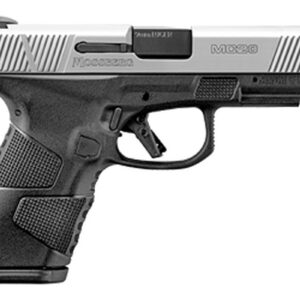 Mossberg MC-2 Compact 9mm, 4" Barrel, Stainless Steel Slide, Two-Tone, Manual Safety, 3 Dot Sights, Flat Profile Trigger, 13rd and 15rd Mags