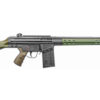 PTR Industries PTR-91 GIRK, 308 Win, 16" Barrel, Black, Green Furniture, 20Rd, Welded Scope Mount, Metal Lower, Removable 5/X24 Flash Hider, 1-20Rd Magazine