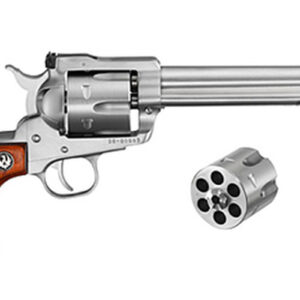 RSRRUG00320_1__80318.1587597610 Ruger Blackhawk Stainless Steel, .357 Mag W/ 9mm Conversion Cylinder