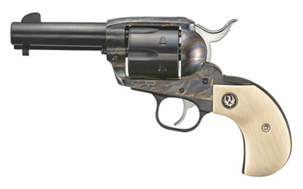 Ruger Vaquero Dude .357 Mag, 3.75" Barrel, Ivorylite Birdshead Grip, 6rd