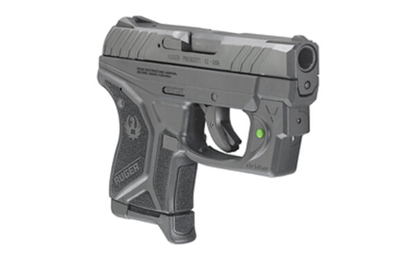 Ruger LCP II, .380 ACP, 2.75", 6rd, Green Viridian Laser, Fixed Sights