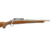 Ruger Hawkeye Hunter 6.5PRC, 22" Free Floated Cold Hammer Forged Barrel, 5/8X24 Threads, Satin Stainless Finish, Walnut Stock, LC6 Trigger, 3rd
