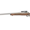 Ruger Hawkeye Hunter 300 Winchester Magnum, 24" Free Floated Cold Hammer Forged Barrel, 5/8X24 Threads, Satin Stainless Finish, Walnut Stock, Left Hand, LC6 Trigger, 3rd