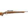 Ruger Hawkeye Hunter 7MM Remington Magnum, 24" Free Floated Cold Hammer Forged Barrel, 5/8X24 Threads, Satin Stainless Finish, Walnut Stock, LC6 Trigger, 3rd