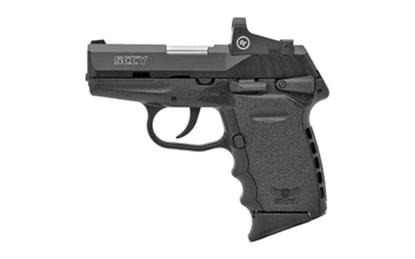 SCCY CPX-1 Compact 9mm, 3.1" Barrel, Black, Red Dot, Ambi Safety, 2x10rd Mags